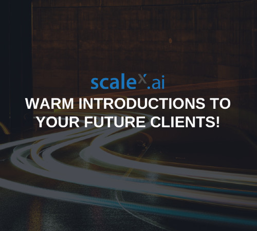 Read more about the article ScaleX.ai Delivers Warm Introductions To Your Future Clients, Consistently