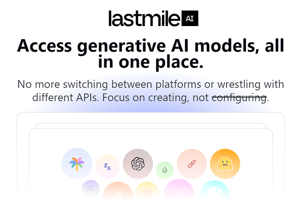 LastMile AI - Access generatie AI models