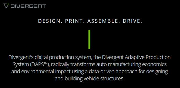 Divergent Technologies - Design, Print, Assemble, Drive