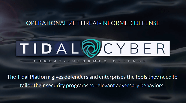 Tidal Cyber - tailor your security programs to relevant adversary behaviors