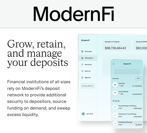 ModernFi Secures $18.7M And Leads The Way In Tech-Driven Deposit Solutions For Community Banks