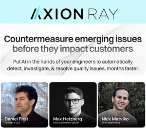 Read more about the article Axion Ray Secures $17.5 Million In Series A Funding To Enhance AI-Powered Observability