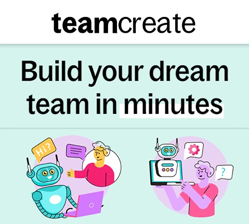 Read more about the article TeamCreate Transforms Business Operations By Providing AI Workers For Finance, Sales, And More